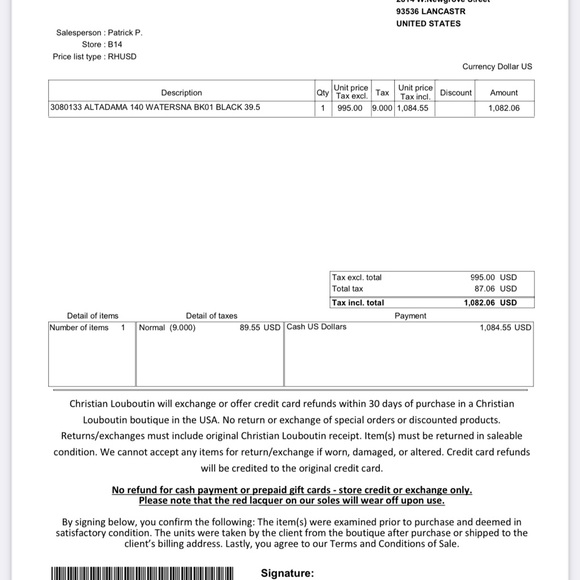 Christian Louboutin Altadama 140 Watersnake Black - Picture 9 of 16